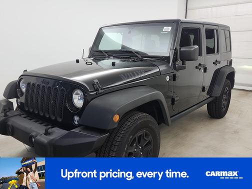 Black 2015 Jeep Wrangler Unlimited Willys Wheeler