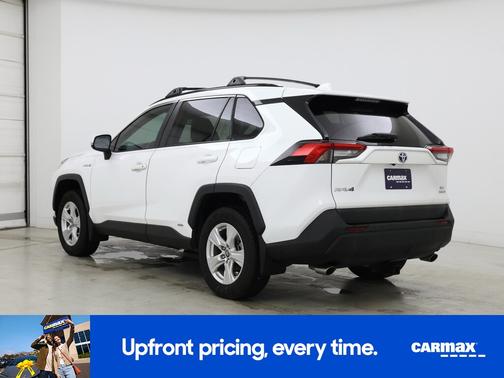 White 2021 Toyota RAV4 Hybrid XLE