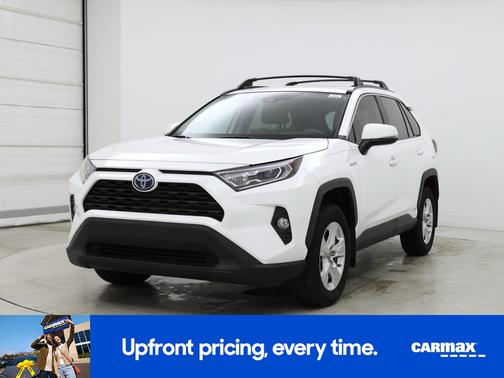 White 2021 Toyota RAV4 Hybrid XLE