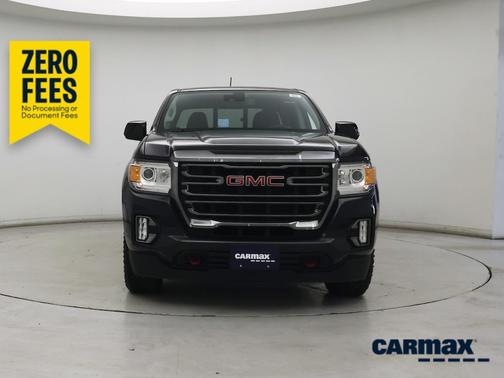 Black 2021 GMC Canyon AT4