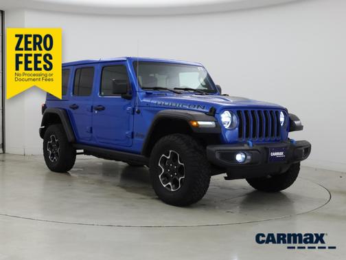 Blue 2023 Jeep Wrangler 4xe Unlimited Rubicon
