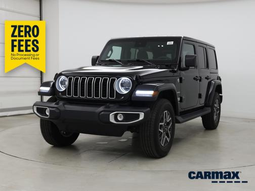 Black 2024 Jeep Wrangler Sahara
