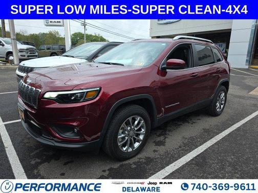 Velvet Red Pearlcoat 2019 Jeep Cherokee Latitude Plus
