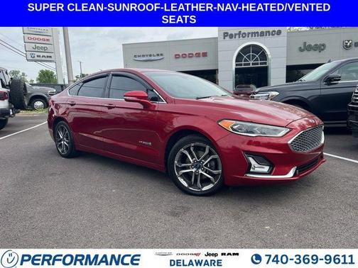 Ruby Red Metallic Tinted Clearcoat 2019 Ford Fusion Hybrid Titanium