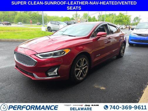 Ruby Red Metallic Tinted Clearcoat 2019 Ford Fusion Hybrid Titanium