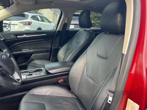 Ruby Red Metallic Tinted Clearcoat 2019 Ford Fusion Hybrid Titanium