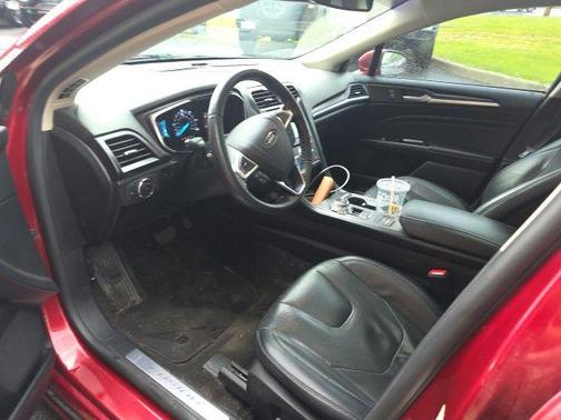 Ruby Red Metallic Tinted Clearcoat 2019 Ford Fusion Hybrid Titanium