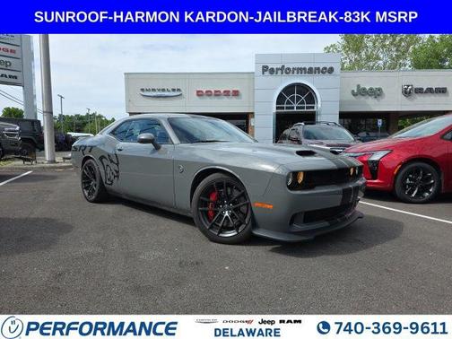 Destroyer Gray Clearcoat 2023 Dodge Challenger SRT Hellcat