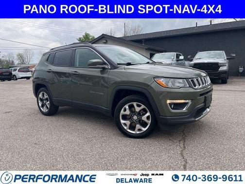 Olive Green Pearlcoat 2018 Jeep Compass Limited