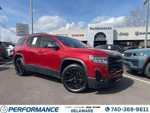 Volcanic Red Tintcoat 2023 GMC Acadia AWD SLT