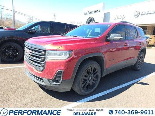Volcanic Red Tintcoat 2023 GMC Acadia SLT