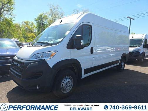 Bright White Clearcoat 2025 RAM ProMaster 3500 High Roof