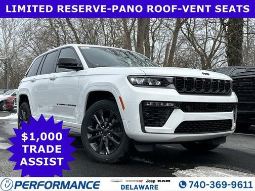 Bright White Clearcoat 2026 Jeep Grand Cherokee Limited