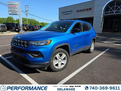 Laser Blue Pearlcoat 2022 Jeep Compass Latitude
