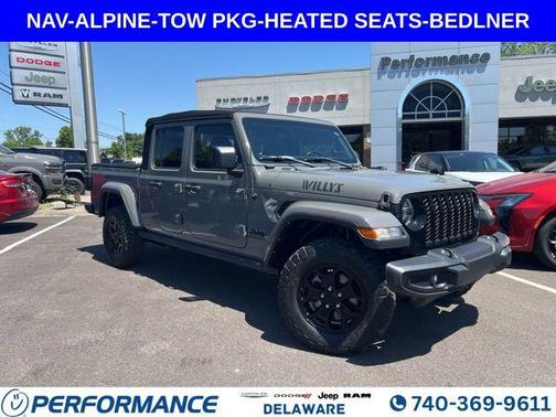 Sting-Gray Clearcoat 2022 Jeep Gladiator Willys 4x4