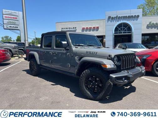 Sting-Gray Clearcoat 2022 Jeep Gladiator Willys 4x4