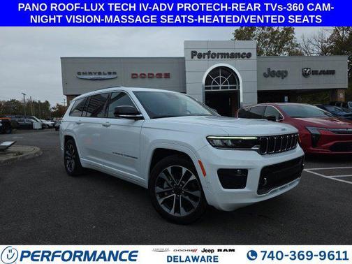 Bright White Clearcoat 2024 Jeep Grand Cherokee L Overland