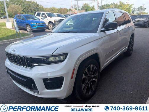 Bright White Clearcoat 2024 Jeep Grand Cherokee L Overland