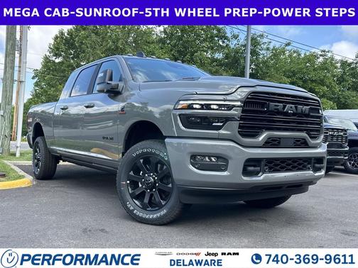 Ceramic Gray Clearcoat 2026 RAM 2500 Laramie Mega Cab 4x4 6'4' Box