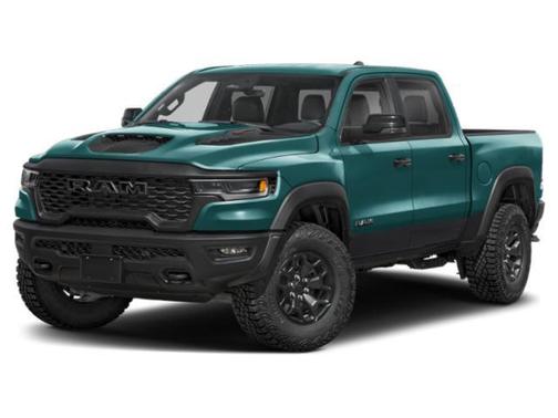 Serrano Green Metallic 2026 RAM 1500 RHO Crew Cab 4x4 5'7' Box