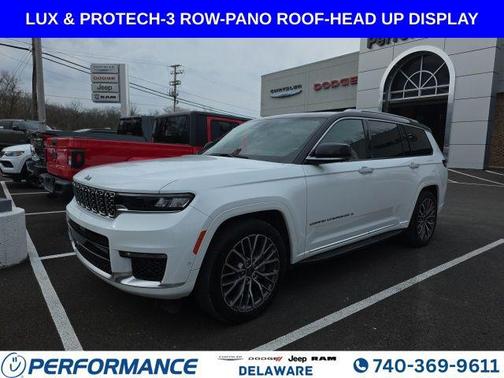 Bright White Clearcoat 2021 Jeep Grand Cherokee L Summit Reserve