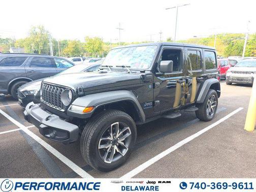 Black Clearcoat 2025 Jeep Wrangler 4xe Sport S