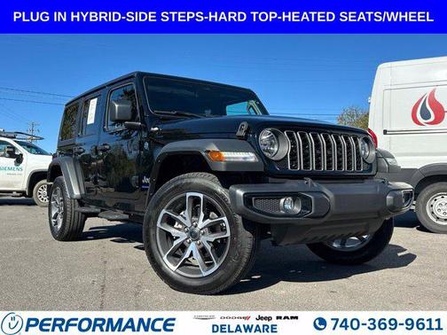 Black Clearcoat 2025 Jeep Wrangler 4xe Sport S