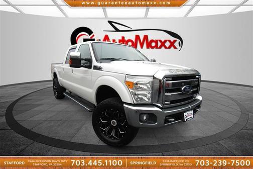 White Platinum Tri-Coat Metallic 2016 Ford F-250 Lariat