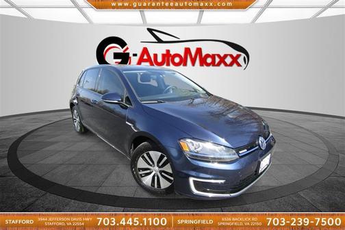 Night Blue Metallic 2016 Volkswagen e-Golf SEL Premium