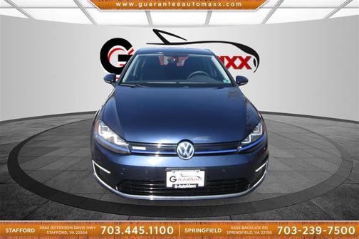 Night Blue Metallic 2016 Volkswagen e-Golf SEL Premium
