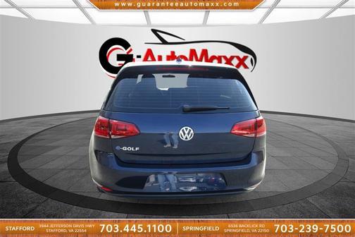 Night Blue Metallic 2016 Volkswagen e-Golf SEL Premium
