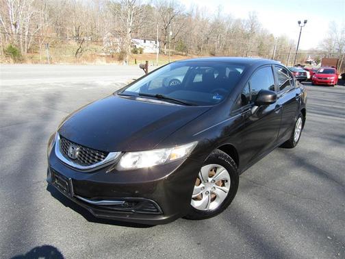 Kona Coffee Metallic 2013 Honda Civic LX Sedan