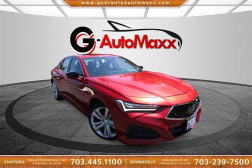 Performance Red Pearl 2021 Acura TLX Technology