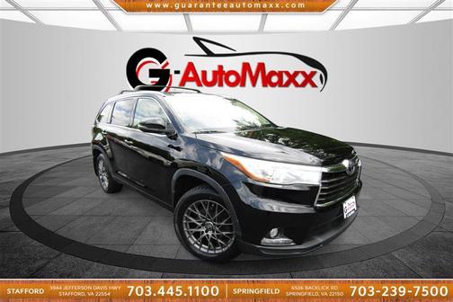 Attitude Black Metallic 2015 Toyota Highlander Limited