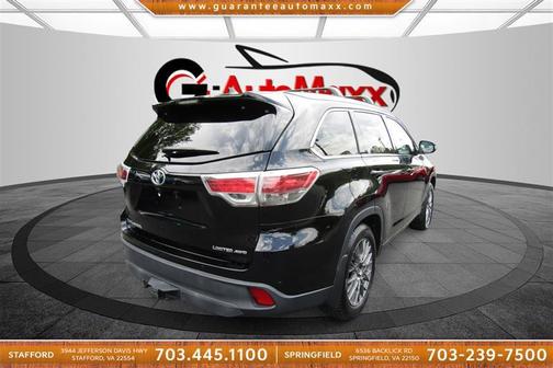 Attitude Black Metallic 2015 Toyota Highlander Limited