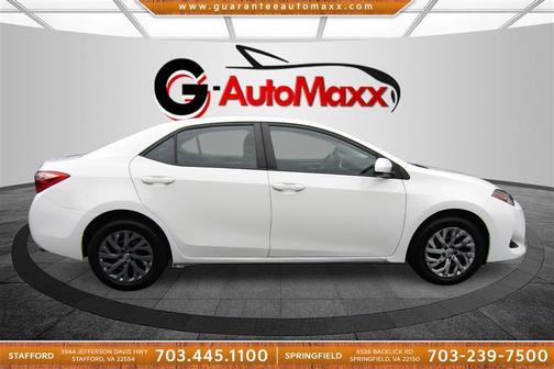 Super White 2018 Toyota Corolla LE