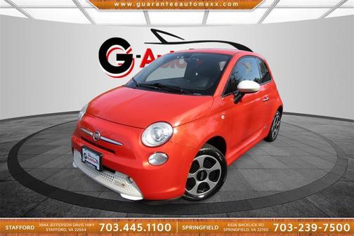 Electric Orange 2016 FIAT 500e Battery Electric