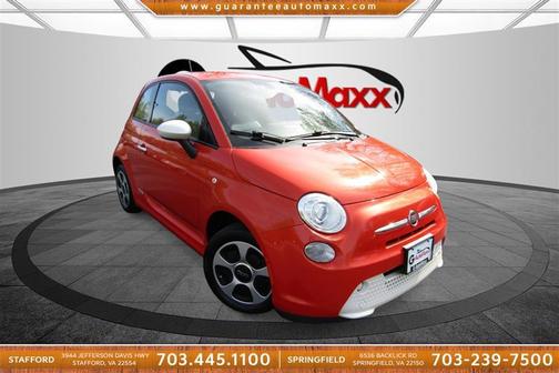 Electric Orange 2016 FIAT 500e Battery Electric