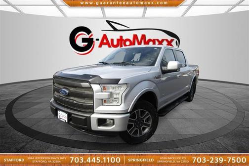 Ingot Silver Metallic 2015 Ford F-150 Lariat Truck