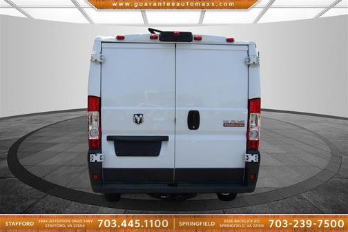 Bright White Clearcoat 2016 RAM ProMaster 1500 Low Roof