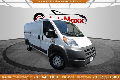 Bright White Clearcoat 2016 RAM ProMaster 1500 Low Roof