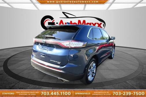 Blue Jeans Metallic 2017 Ford Edge Titanium