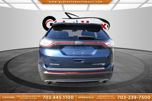 Blue Jeans Metallic 2017 Ford Edge Titanium