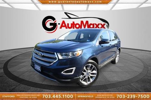 Blue Jeans Metallic 2017 Ford Edge Titanium