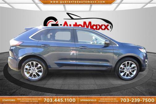 Blue Jeans Metallic 2017 Ford Edge Titanium