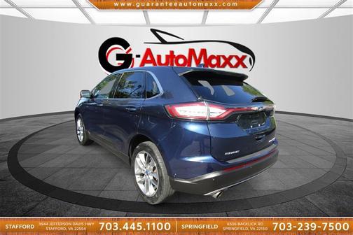 Blue Jeans Metallic 2017 Ford Edge Titanium
