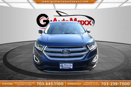 Blue Jeans Metallic 2017 Ford Edge Titanium