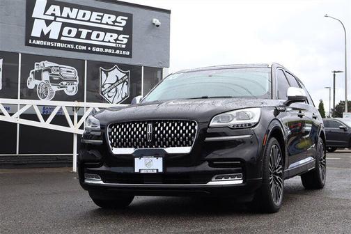 Infinite Black Metallic 2020 Lincoln Aviator Black Label AWD