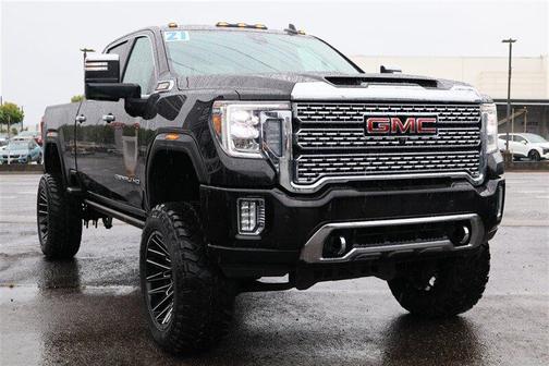 Carbon Black Metallic 2021 GMC Sierra 3500 Denali