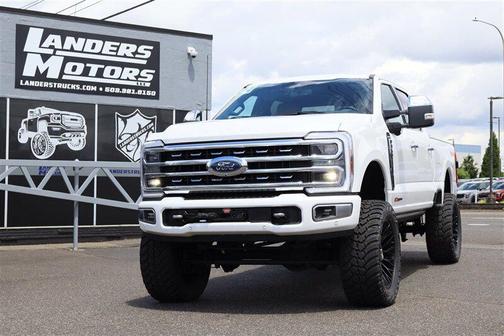 Star White Metallic Tri-Coat 2024 Ford F-350 Platinum